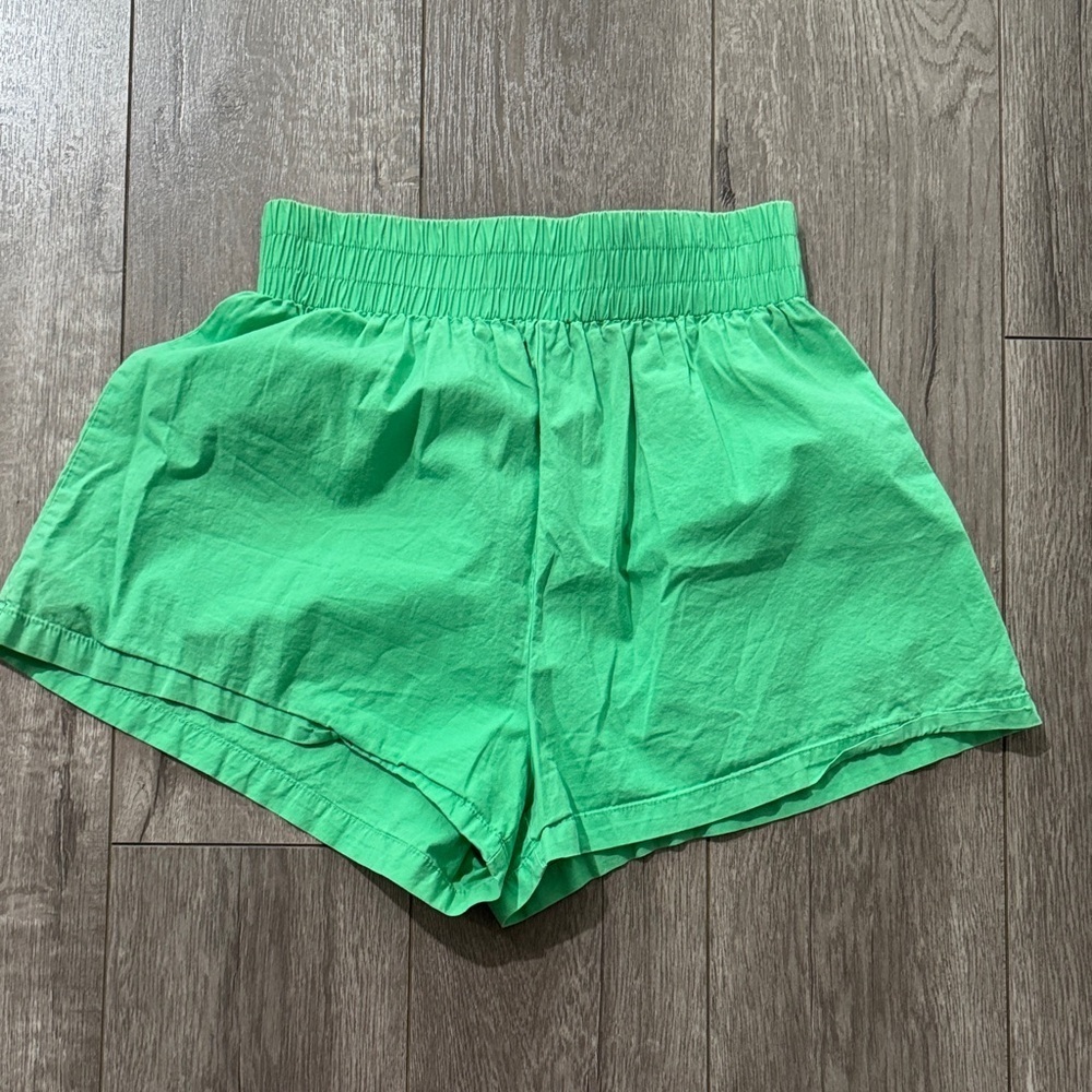 White fox green 100% cotton boxer shorts xs